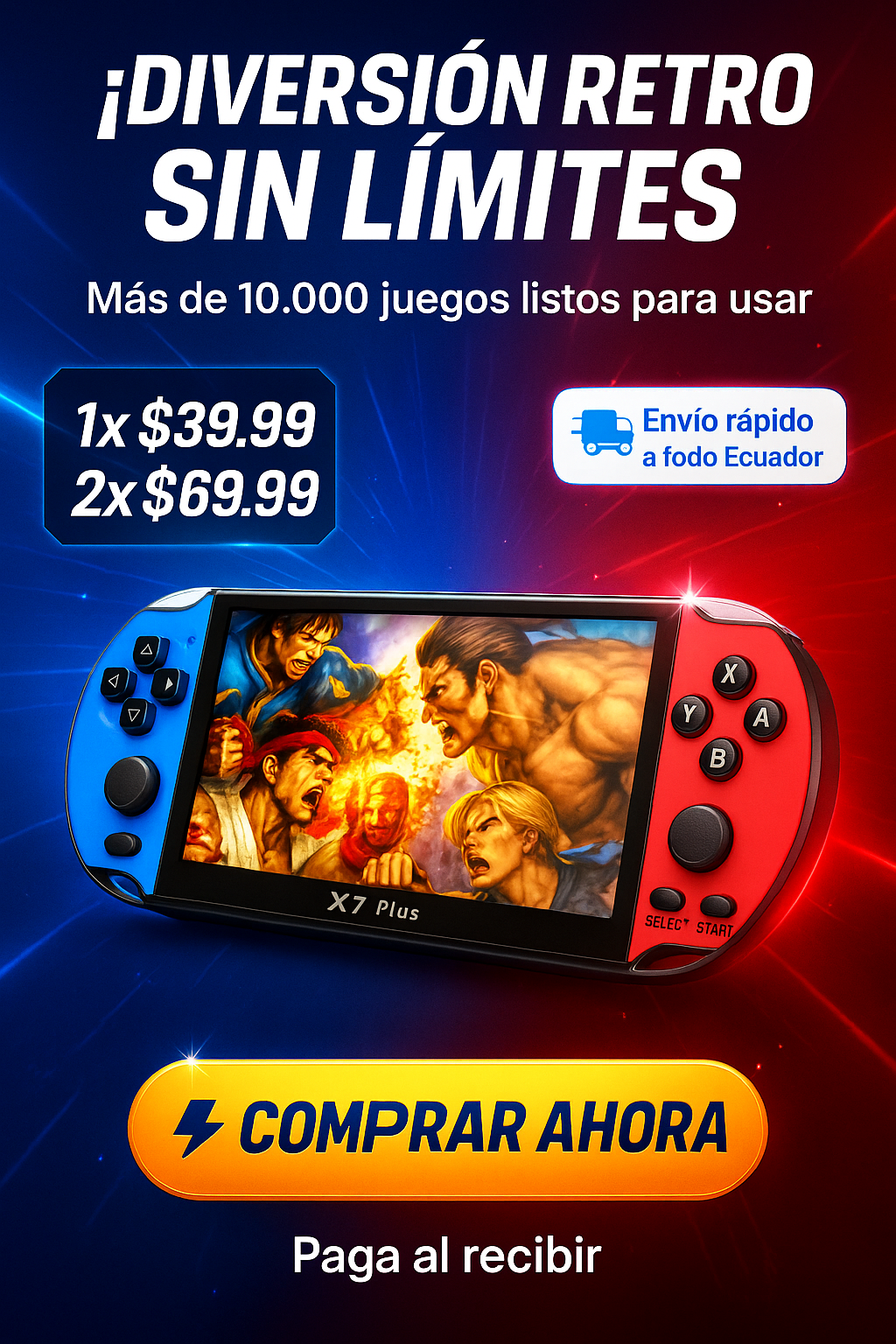 RetroX7 ¿Listo para volver a sentir la magia de los juegos clásicos?